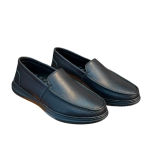 Men's Black Comfort Slip-On Loafers