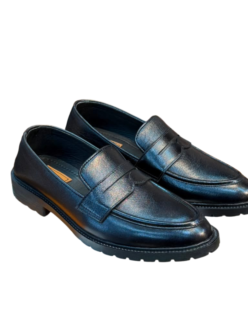 Black Penny Loafer